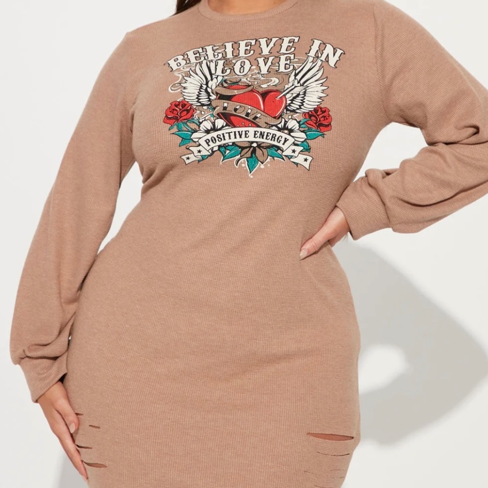 Women’s Midi Believe in Love Dress